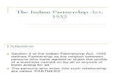 19499951 the Indian Partnership Act 1932ppt