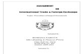 International Trade & Forx Asssignmnt
