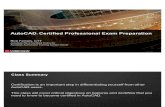 v1_AutoCAD Certification Preparation - Professional