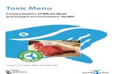Contamination of Whale Meat and Impact on Consumers health
