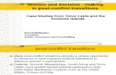 Women Post Conflict Whit Ting Ton