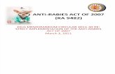 Anti-rabies Act of 2007 (Ra 9482)2