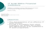 Day 3-Pres 1-IT Audit Within Financial Institutions-Tyrell