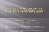 Six Sigma-waste Reduction