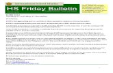 HS Friday Bulletin 11-18