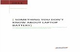 Something You Don't Know About Laptop Battery