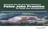 Exposing the Oil and Gas Industry’s False Jobs Promise for Shale Gas Development