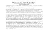 Tablets of Baha'u'llah Revealed After the Kitab-I-Aqdas