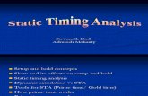 Static Time Analysis