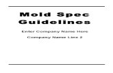 Mold Spec Guidelines Jun 08Revised