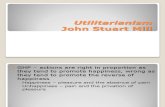 Utilitarianism and JS Mill