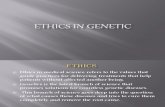 Ethics in Genetic