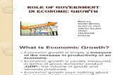 Role of Government in Economic Growth
