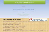 ICICI Financial analysis