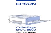 ColorPage EPL-C8000 Setup Guide