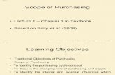 PP M Pp01 Lecture 1 Scope of Purchasing 19-9-2011