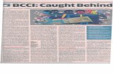 BCCI-Caught Behind in Economic Times