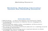 Unit 1 - Marketing, Marketing Information System and Marketing Research