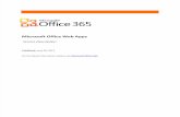 Microsoft Office Web Apps Service Description