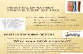 Industrial Employment Standing Order Act, 1946