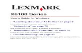 Lexmark X6100 User Guide