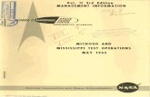 Michoud and Mississippi Test Operations May 1965