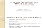 Channel Modelling for Vehicle to Vehicle Communication (1)
