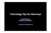 Technology Tips for Attorneys