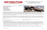SkyJacker Dodge D7075-DX Install Manual