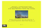 Basel Convention Technical Guidelines on Incineration on Land