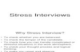 A Stress Interview