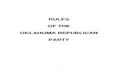 Oklahoma Republican Party Rules 2010