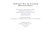 Advice to a Young Researcher