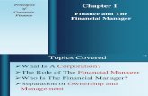 01 Finance and the Financial Manager