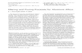 Filtering and Fluxing Processes for Aluminun Alloys