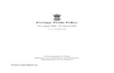 Extract of Foreign Trade Policy - India