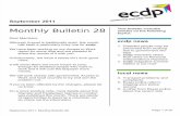 ecdp Monthly Bulletin 28