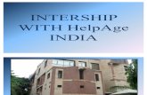 Intership With Helpage India
