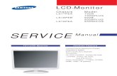Samsung TFT-LCD Monitor Sync Master 732N, 732N Plus, 932B, 932B Plus, 932N Chassis LS17PEA LS19PEA LS19PEB