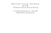 Indicators of Security Sector-Justice-Governance