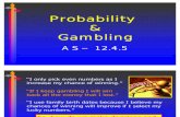 Gambling and Probability as 12.4.5