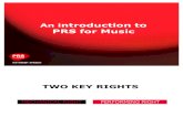 Introduction to Prs for Music Presentation