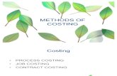 New Methods of Costing