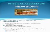 Physical Assessment of Newborn