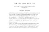 The Official Monitor of the Grand Lodge of Ancient Free Masons (78 Pgs)