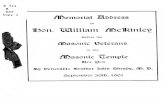 William McKinley, Address Before Masonic Veterans, N.Y. (1901) (20 Pgs)