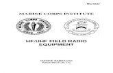 0632 HF/UHF FIELD RADIO EQUIPMENT