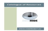 HIDE - (Biometrics) Catalogue of Resources