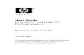 Manual Monitor HP c00276671