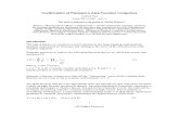 Confirmation of Riemann